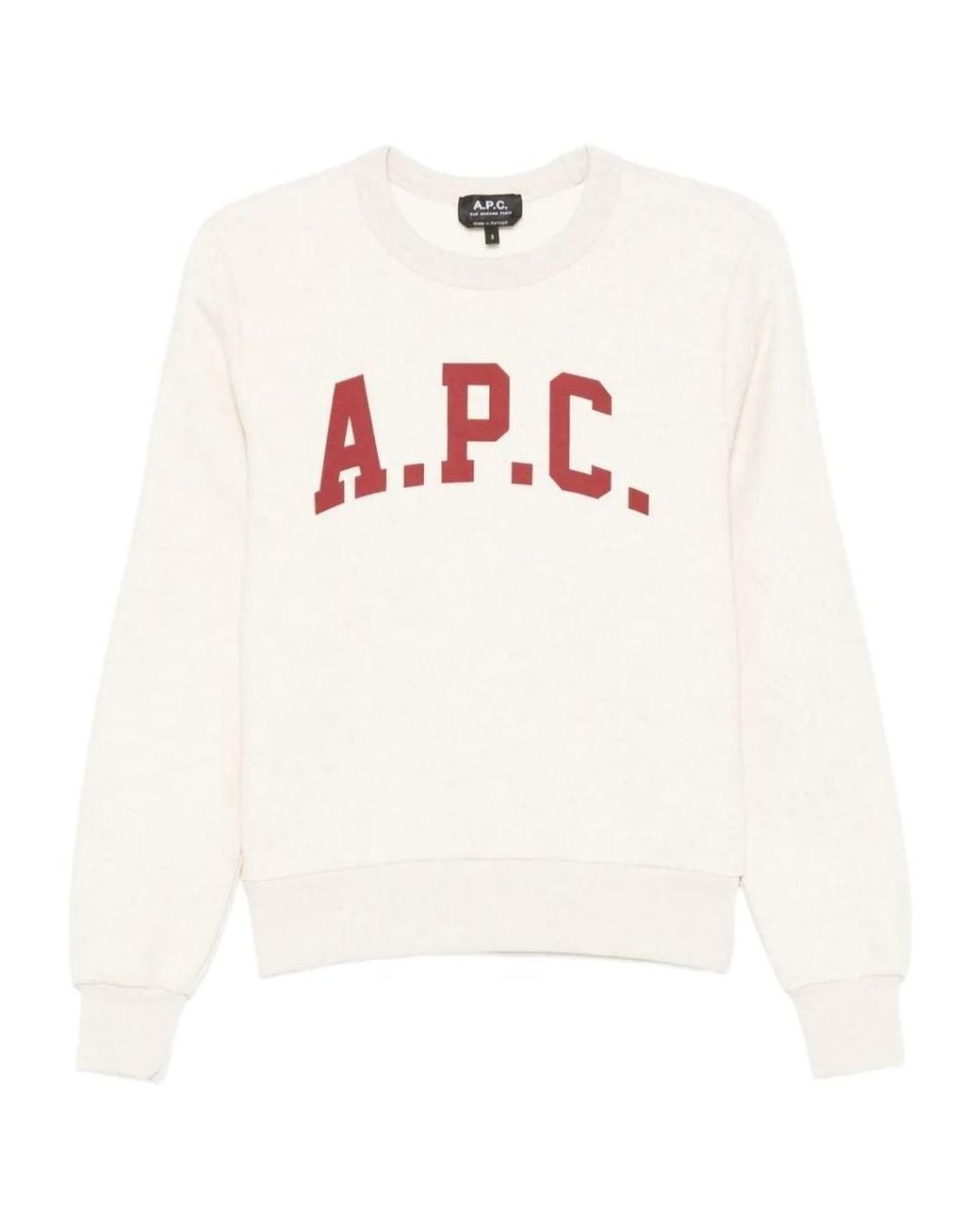 A.P.C. White Sweatshirt