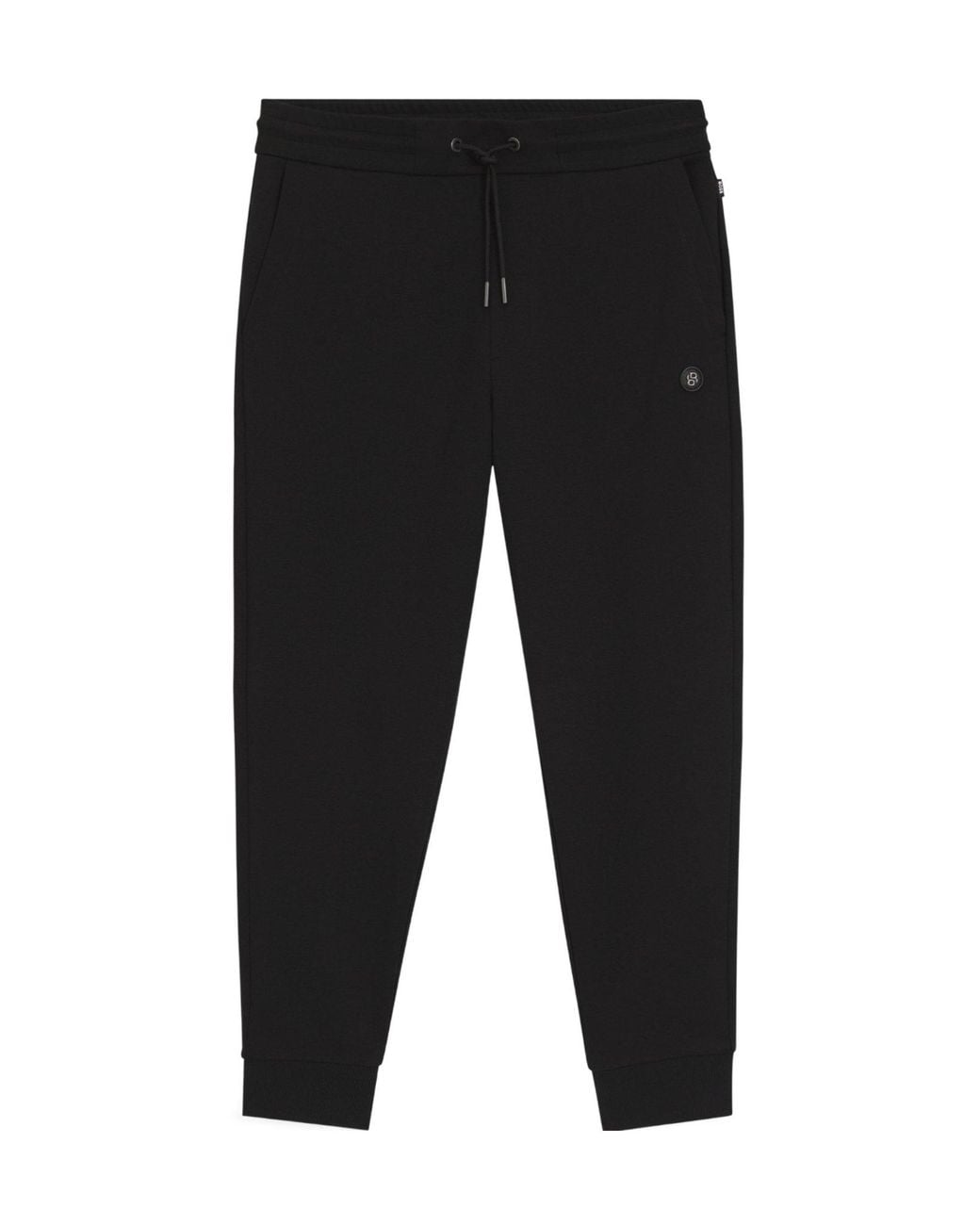 Boss Black Drawstring Jogger Pants for men