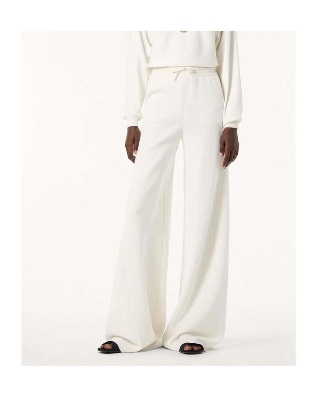 Loro Piana White Siena Trousers