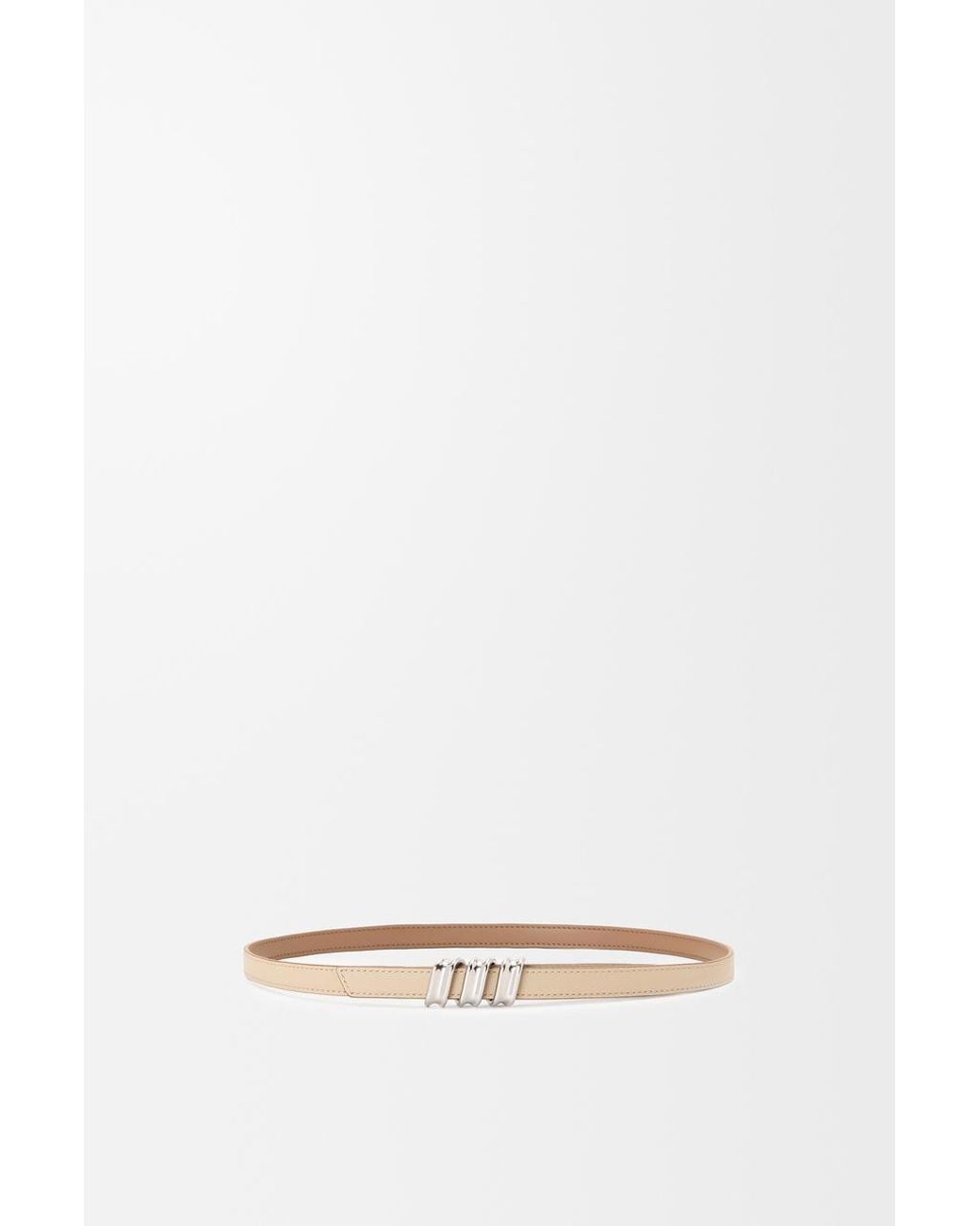 Loewe White Double-Sided Belt