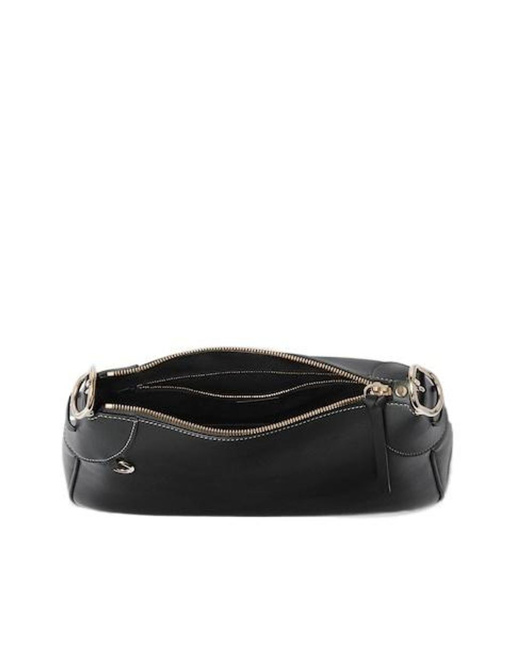 Gucci Black Gg Emblem Medium Shoulder Bag