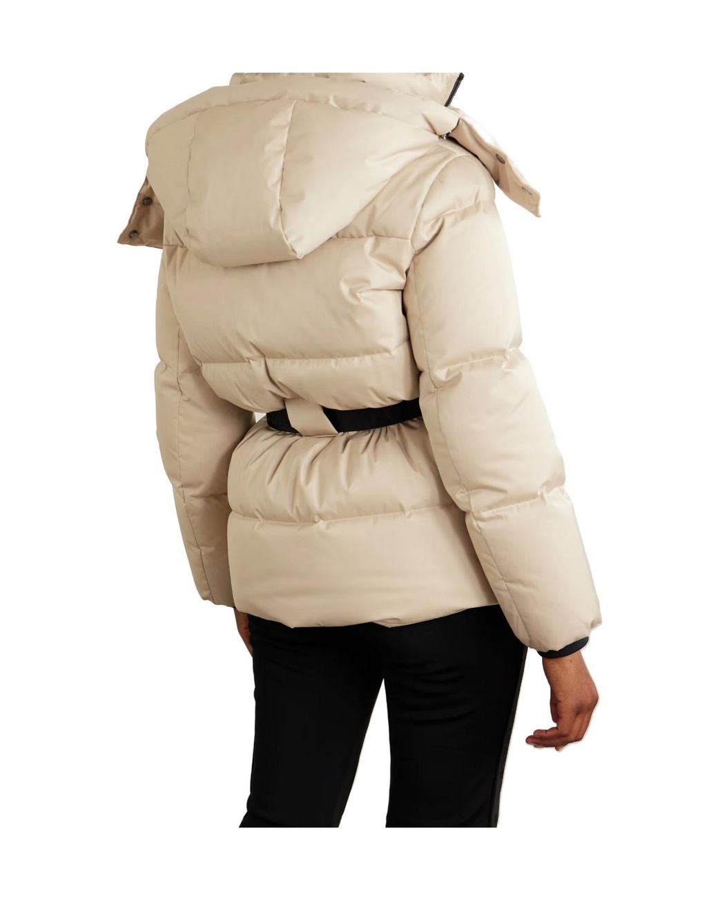 Fusalp Natural Oria Belted Hooded Quilted Down Ski Jacket