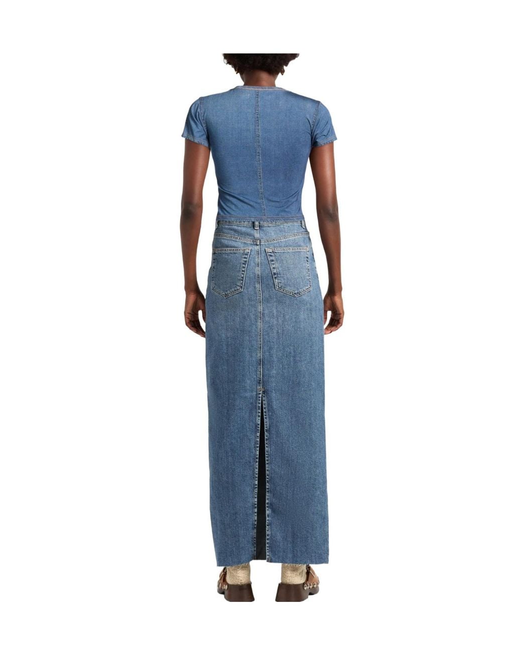 Rag & Bone Blue Plain Colour T-Shirts