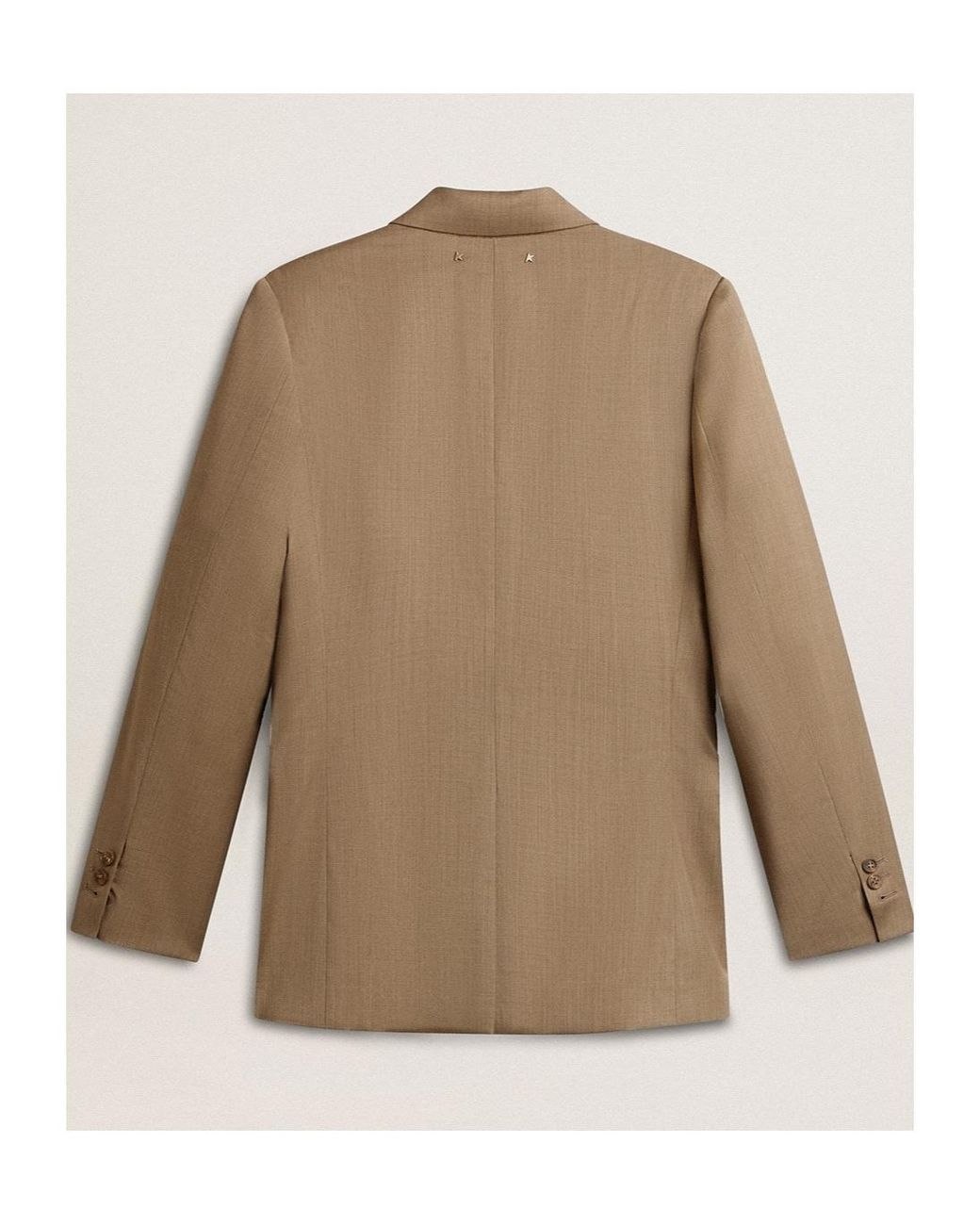 Golden Goose Deluxe Brand Brown Single-Breast Jacket