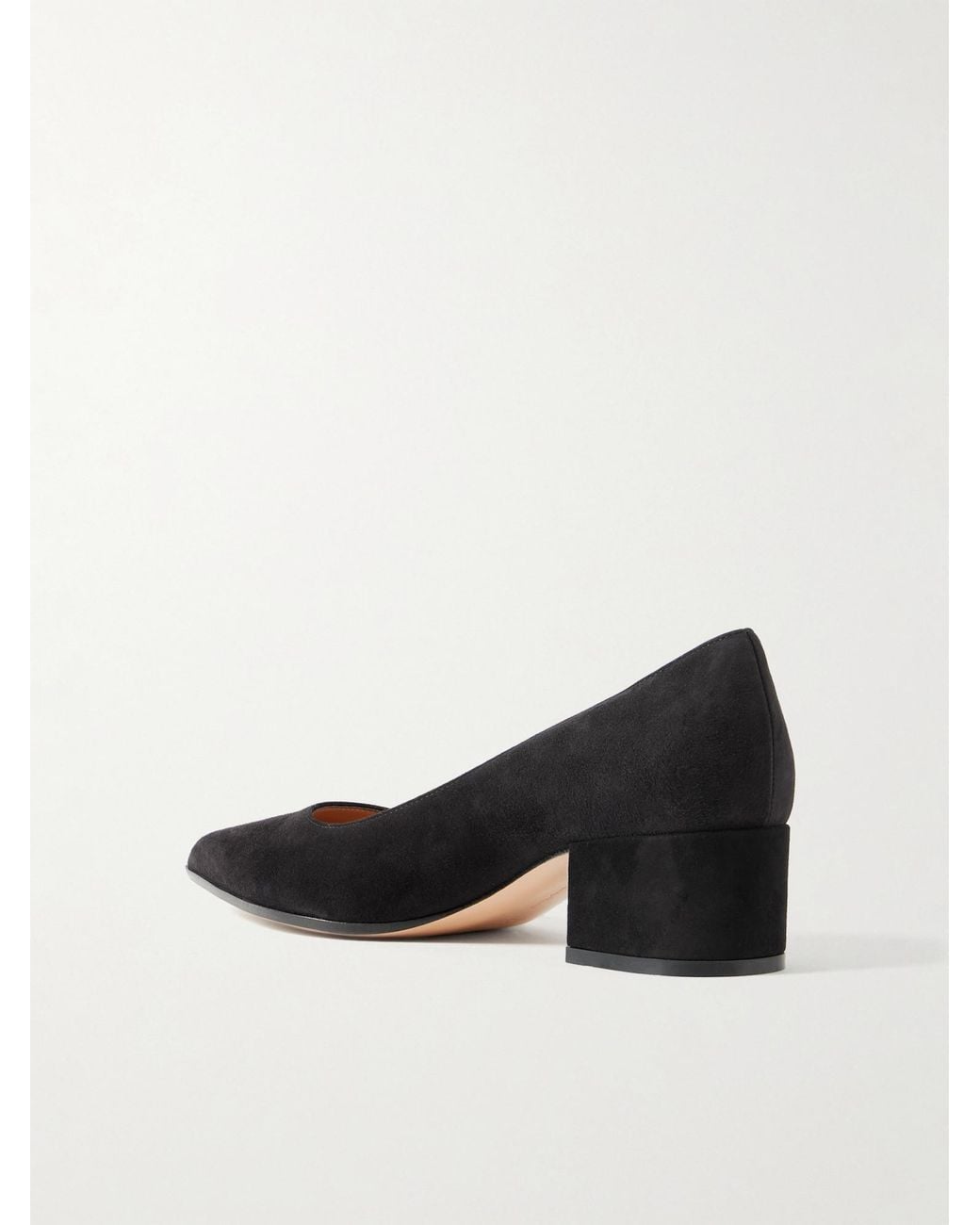 Gianvito Rossi Black Suede Pumps