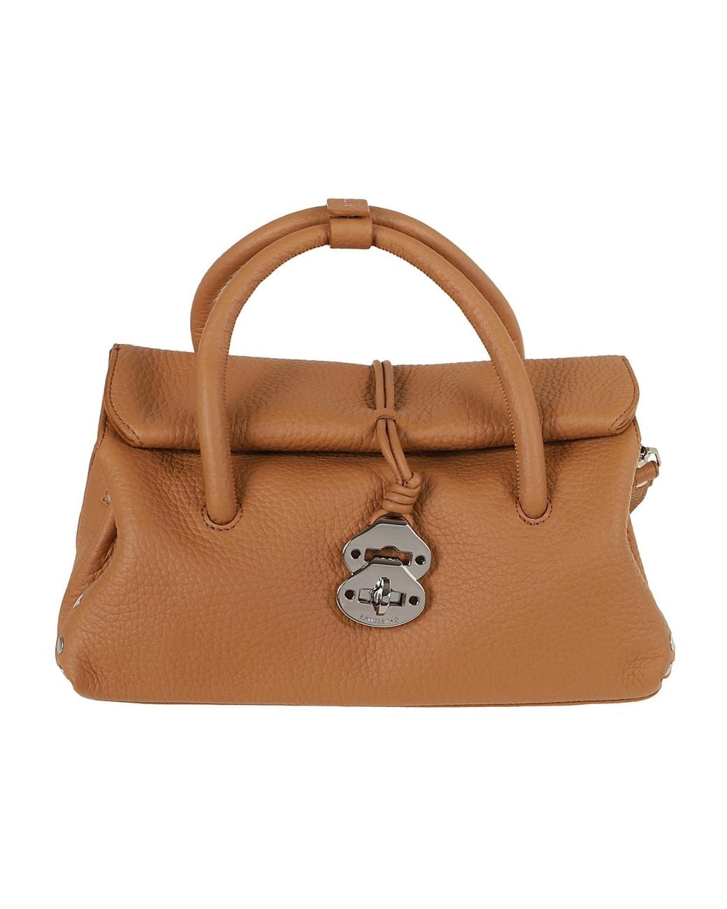 Zanellato Brown Dotta Centauro Small Shoulder Bag