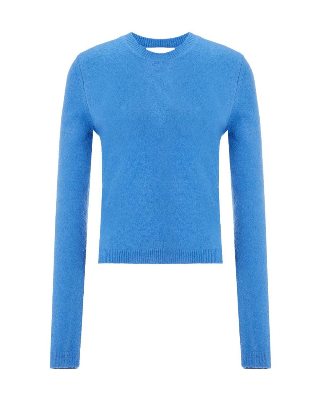Nanushka Blue Long-Sleeved Crewneck Knitted Jumper