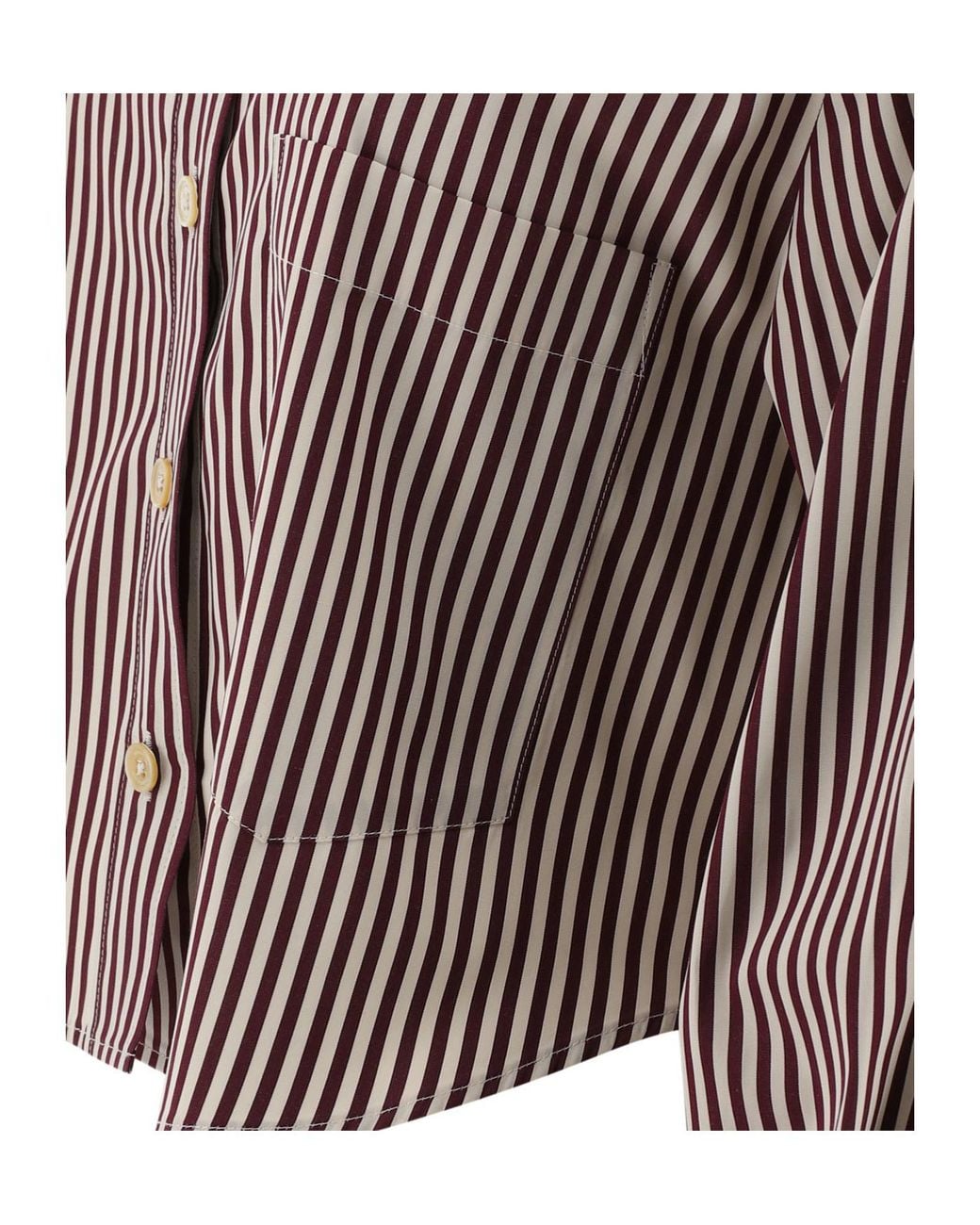 Isabel Marant Brown Fleora Striped Shirt