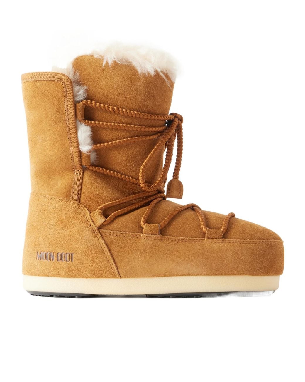 Moon Boot Brown Suede Snow Boots