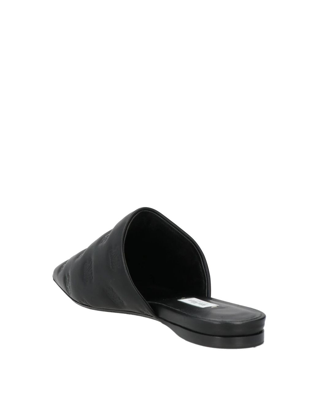 Max Mara Black Solid Color Mules