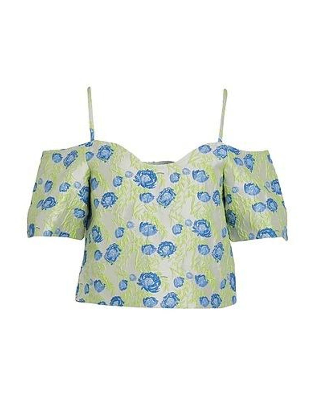 Ganni Blue Top