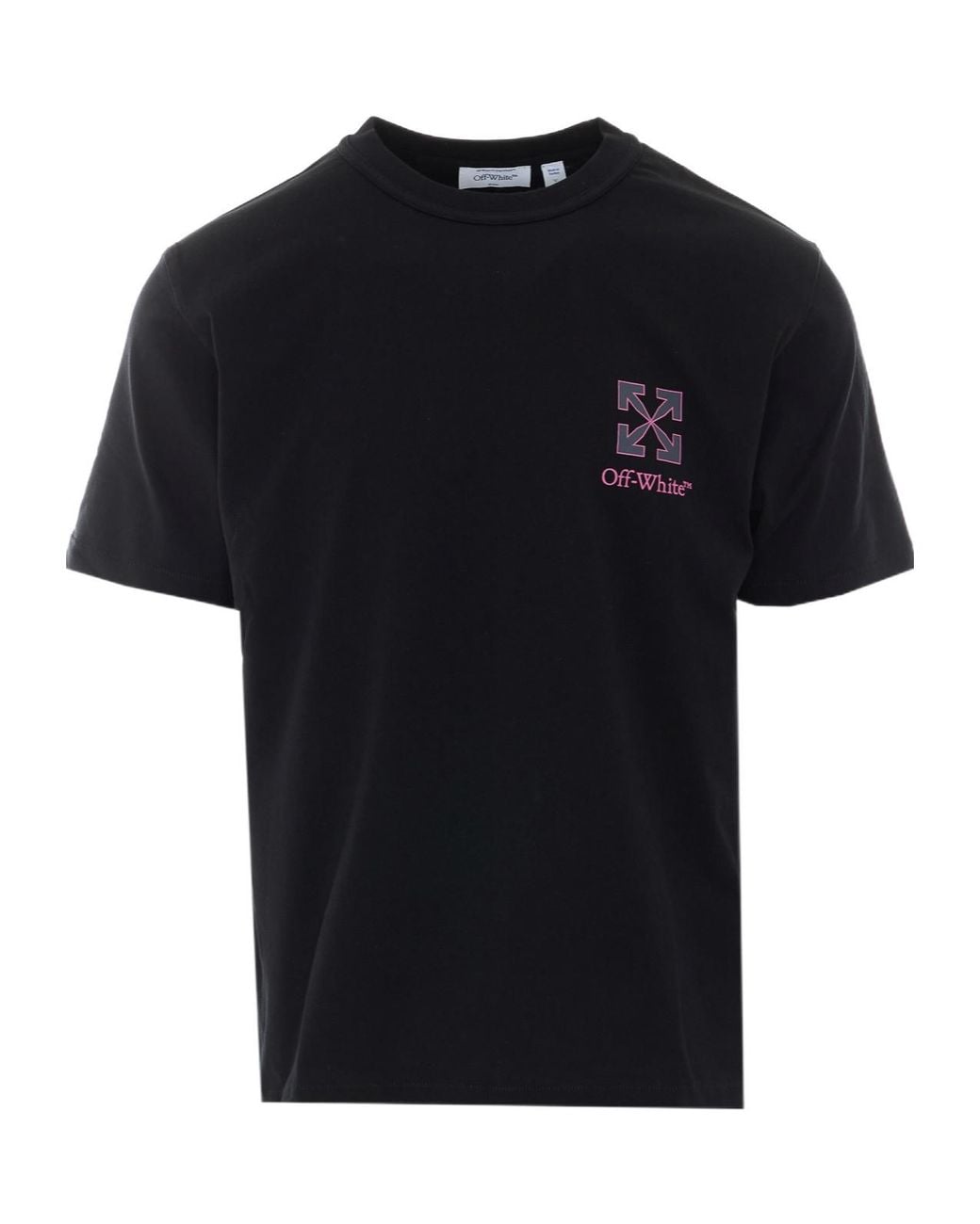Off-White c/o Virgil Abloh Black Short-Sleeved T-Shirt for men