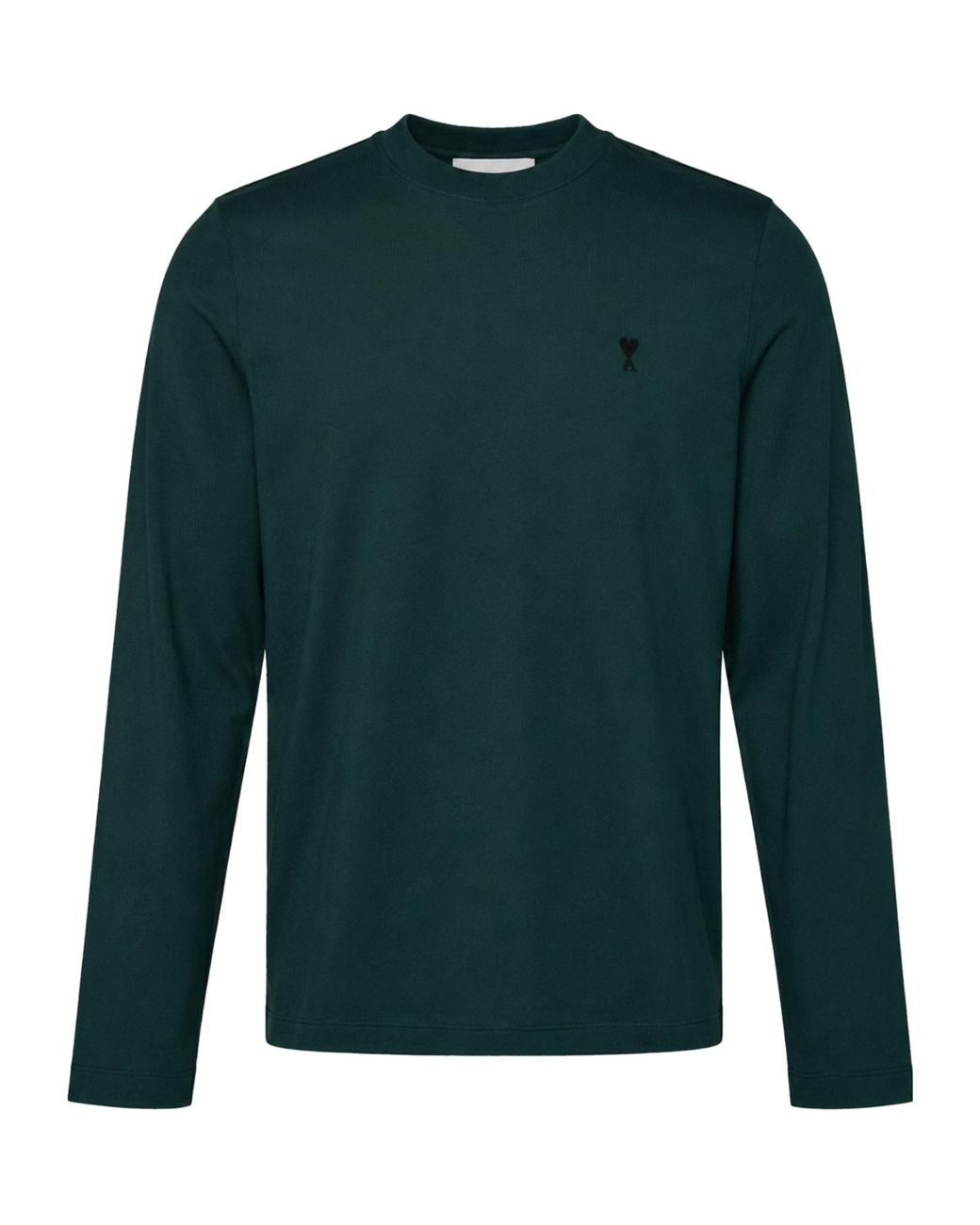 AMI Green Long-Sleeve T-Shirt for men