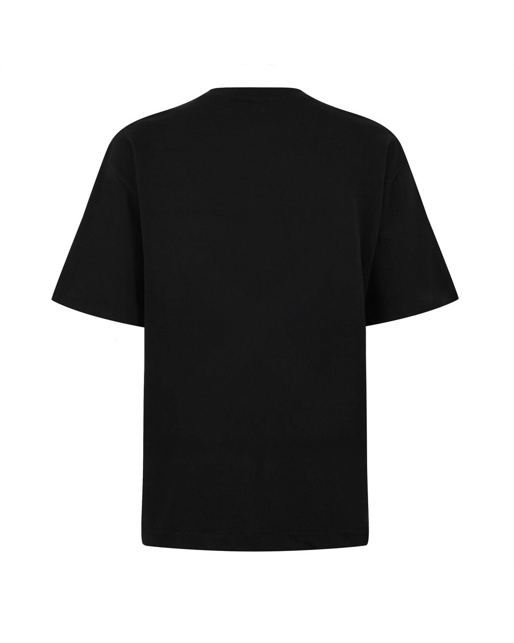 Off-White c/o Virgil Abloh Black Round-Neck Short-Sleeved Shirt for men