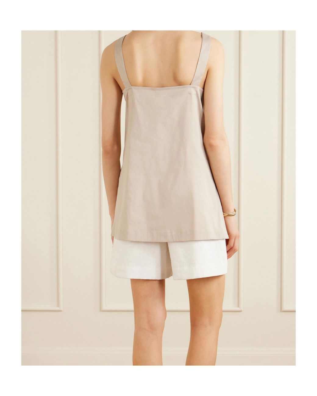 Max Mara Natural Sleeveless Top