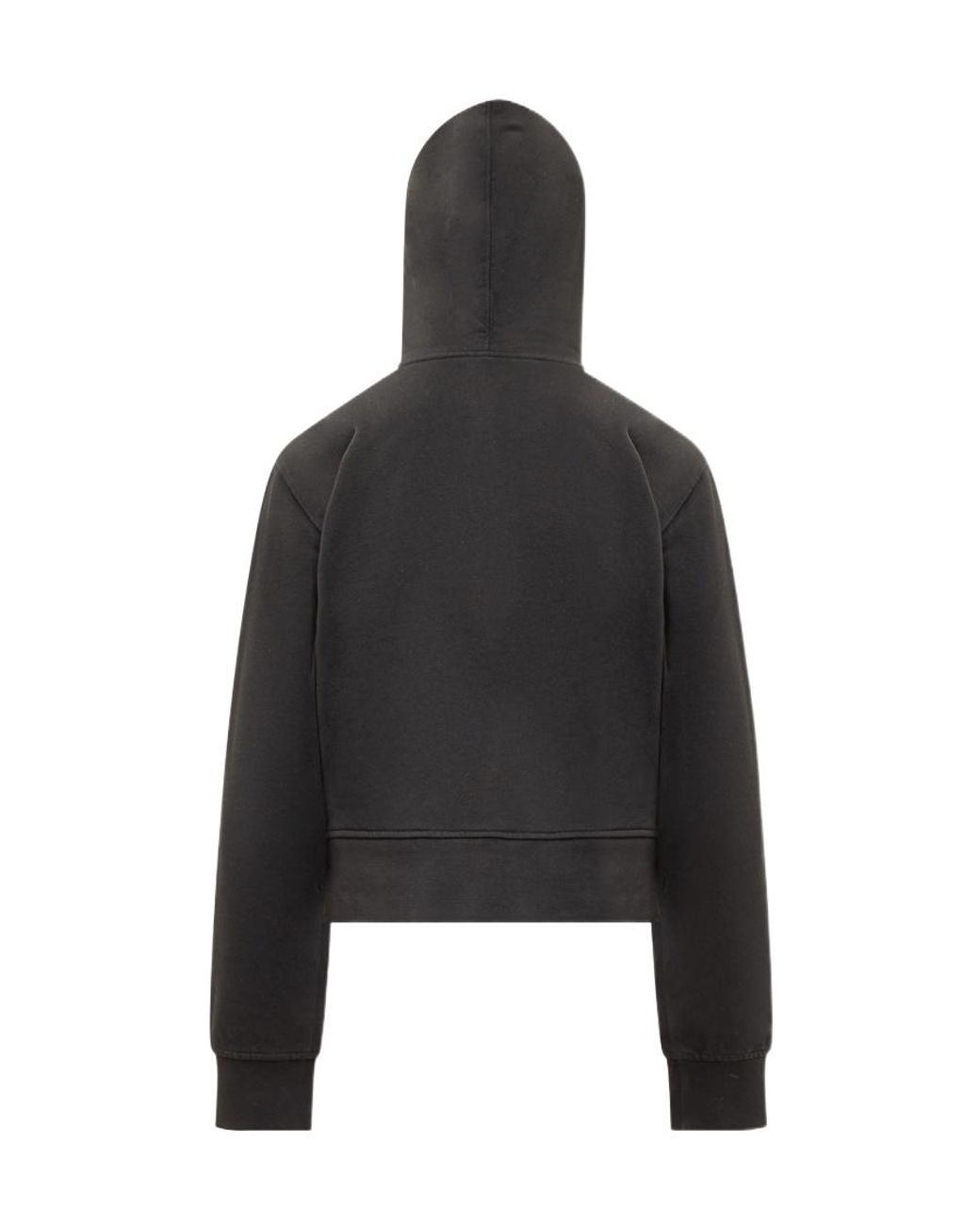 Palm Angels Black Logo Detailed Hoodie
