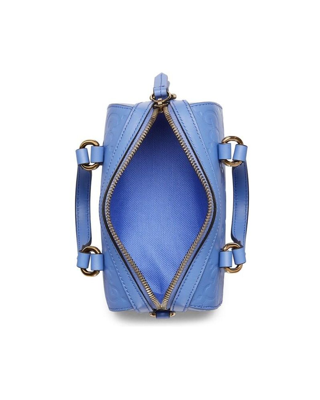 Gucci Blue Gg Super Mini Handbag