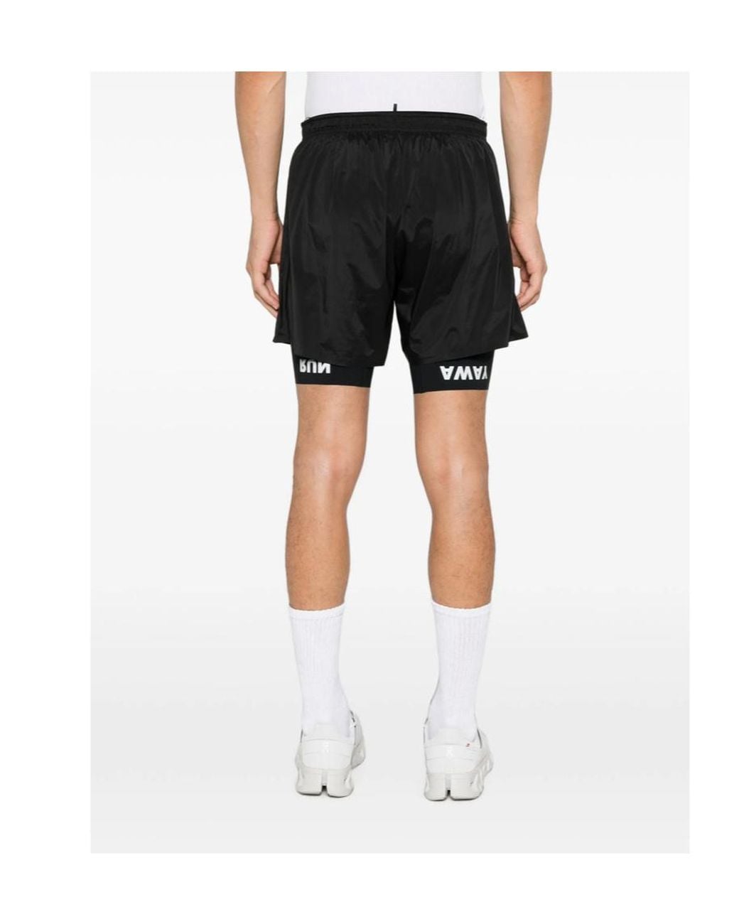Satisfy Black 2-In-1 Performance Shorts for men