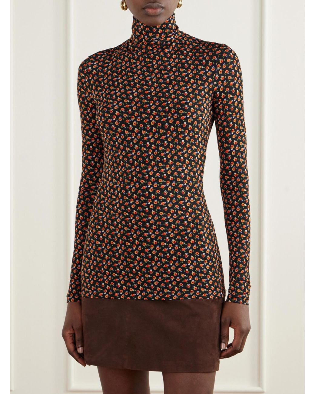 Rabanne Brown Long Sleeved Top