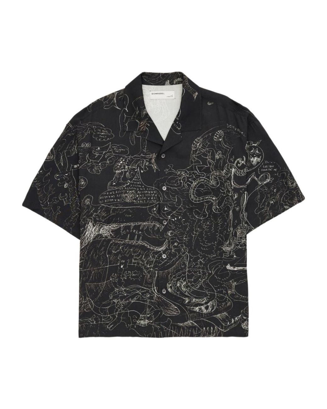 DOMREBEL Black Utopia Shirt for men