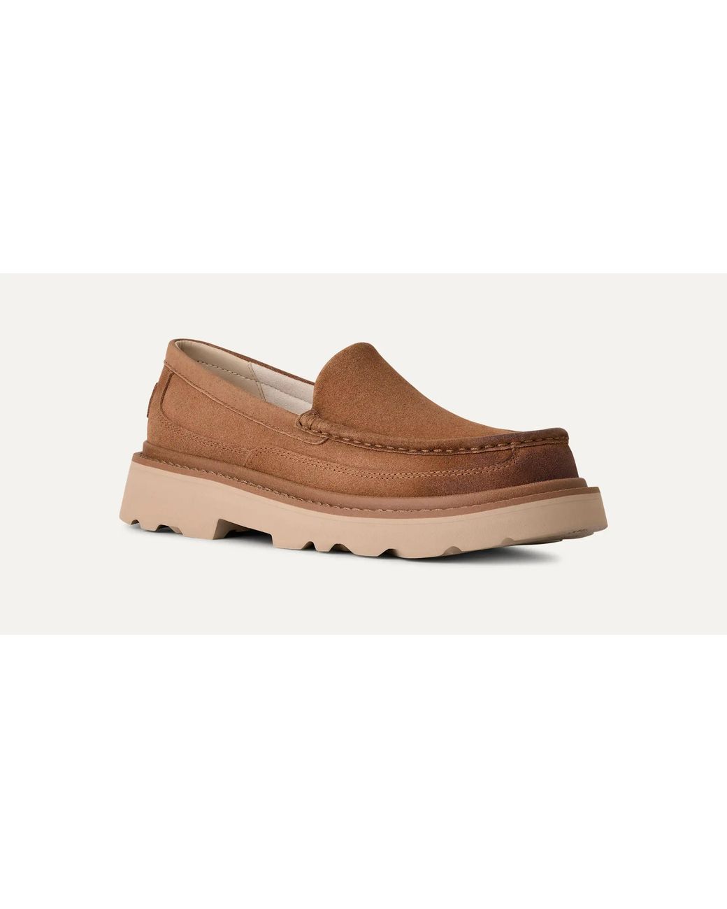 Ugg Brown Ascot Lug-Sole Loafers for men