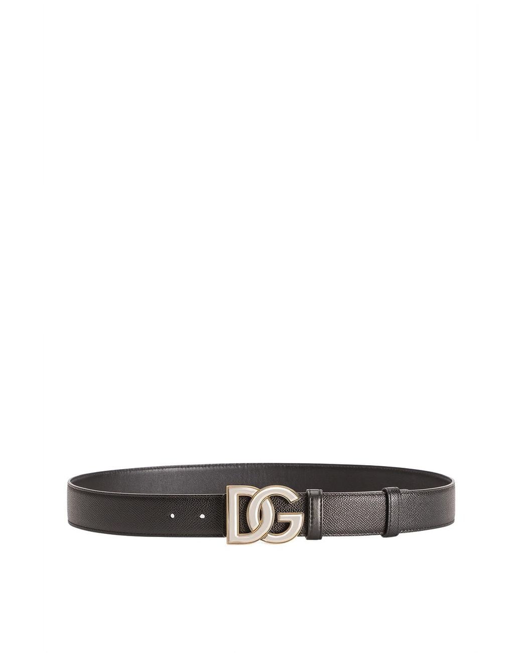 Dolce & Gabbana White Dolce & Gabbana Belts for men