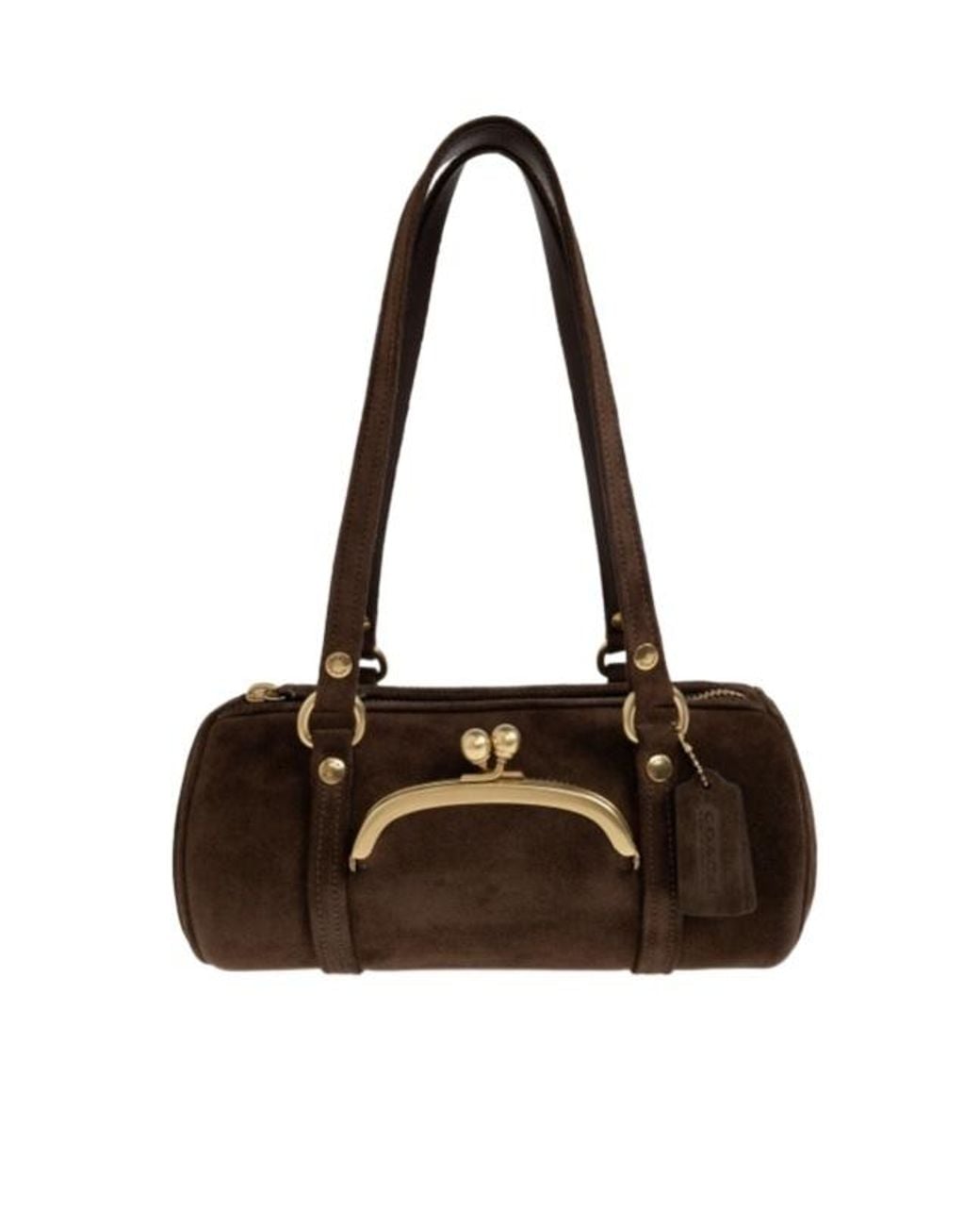 COACH Brown Double-Handled Shoulder Bag