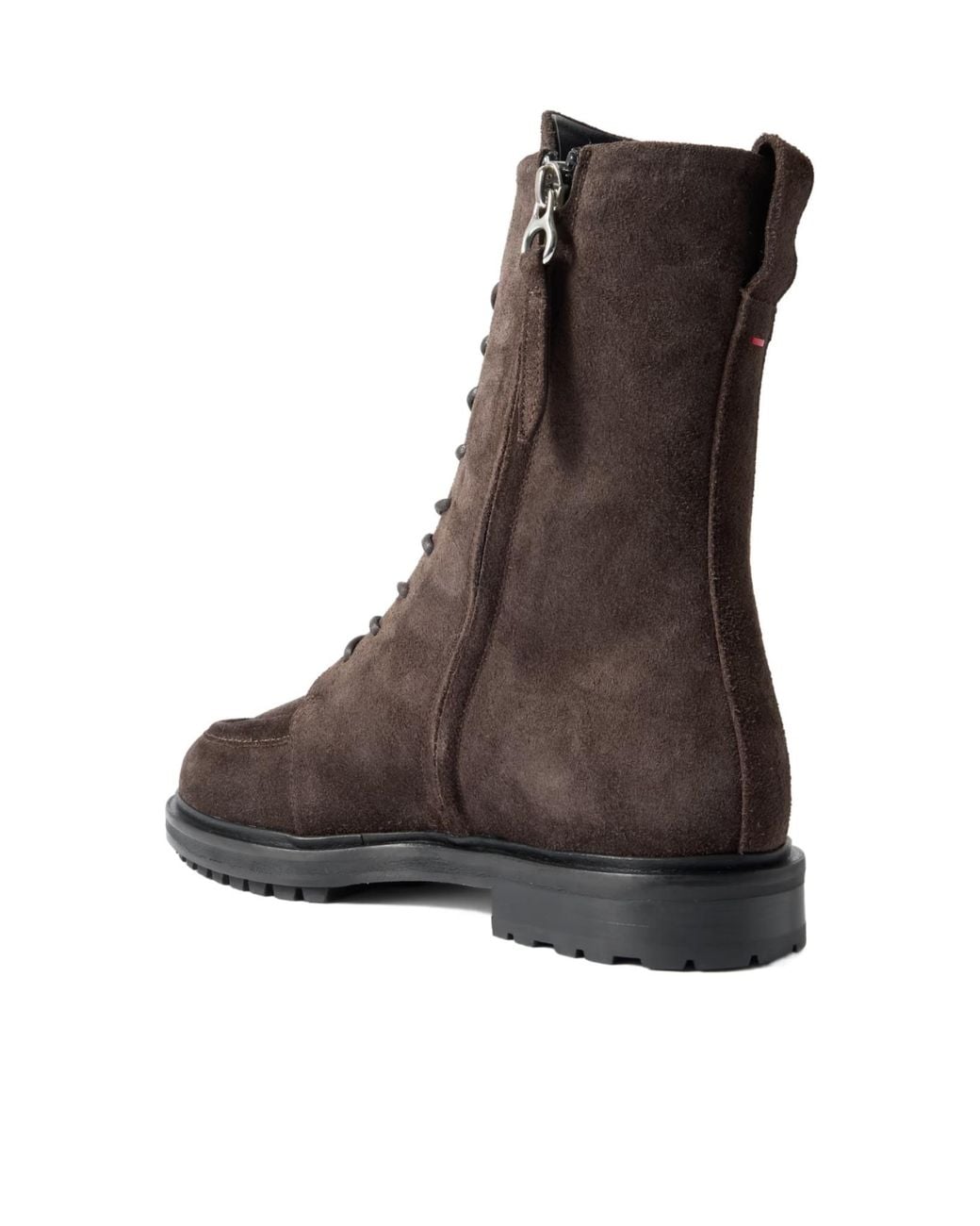 Aeyde Brown Solid Color Suede Ankle Boots