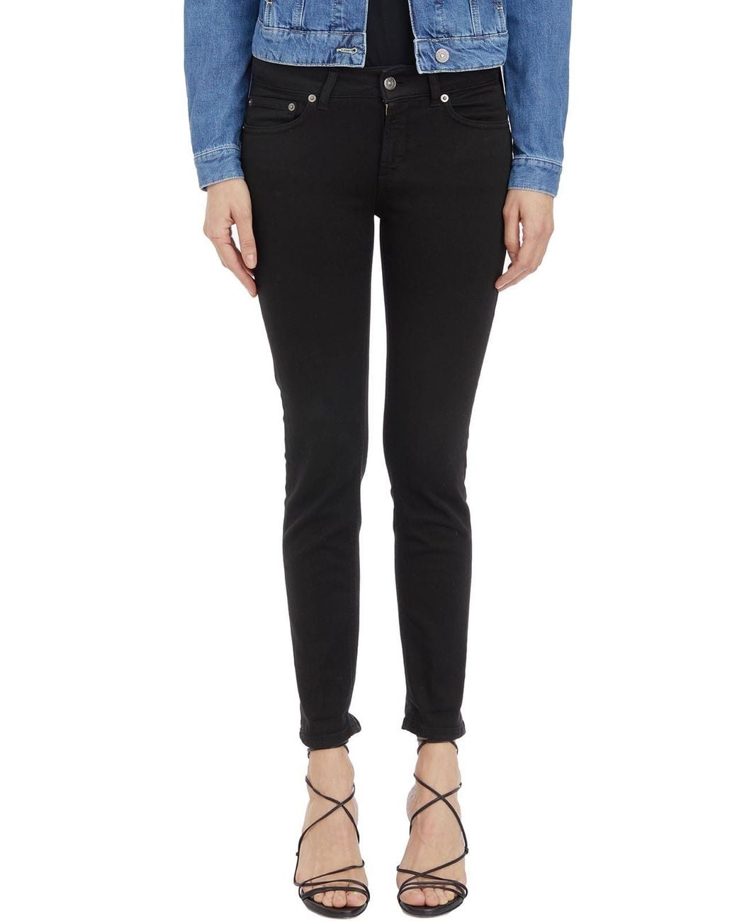 Dondup Black Five-Pocket Jeans