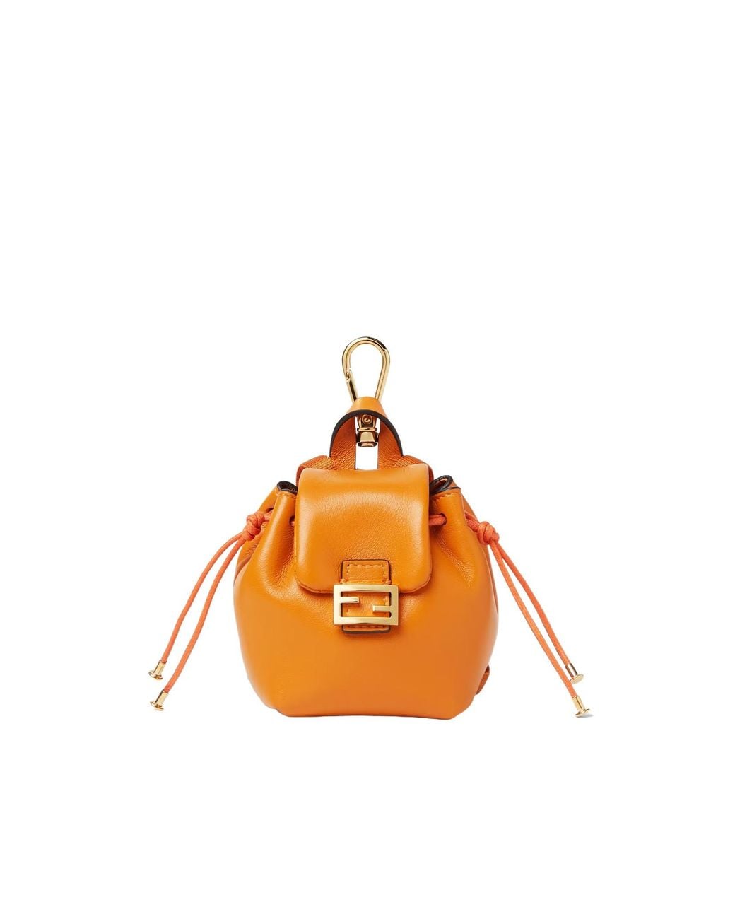 Fendi Orange Nano Backpack Charm
