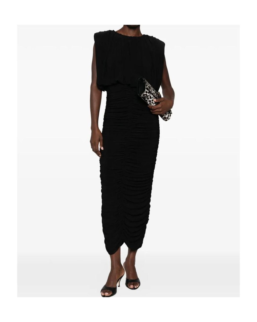 Aje. Black Sleeveless Dress