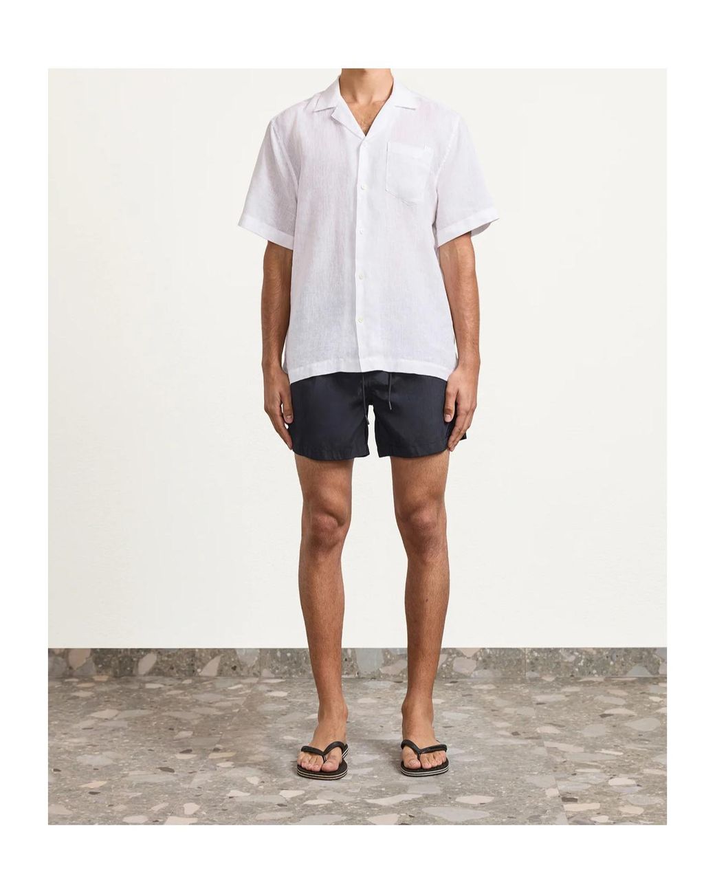 Frescobol Carioca Black Salvador Swim Shorts for men