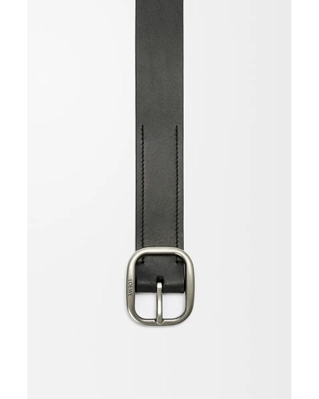 Loewe White Rounded Soft Belt