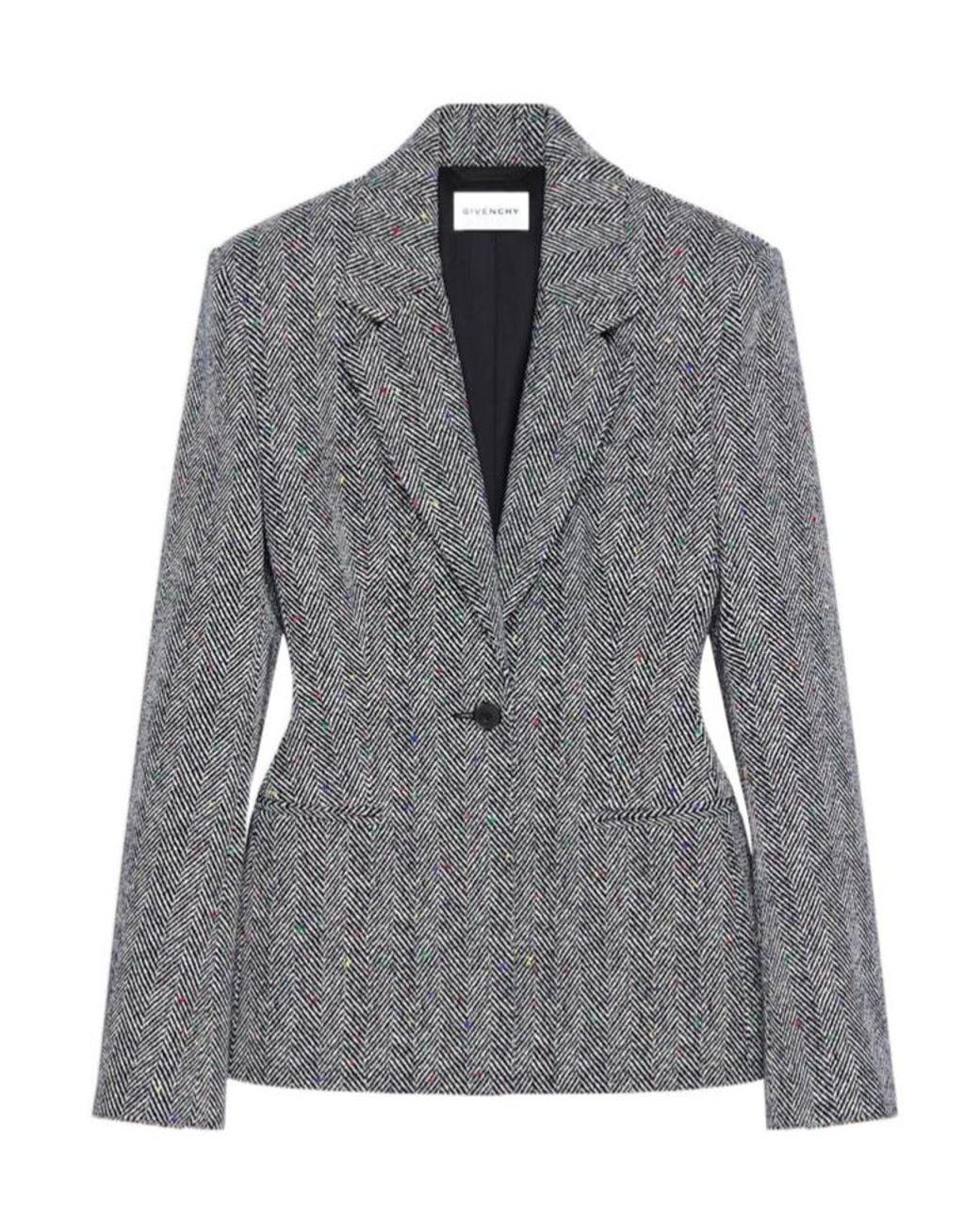 Givenchy Gray Single-Breasted Jacket