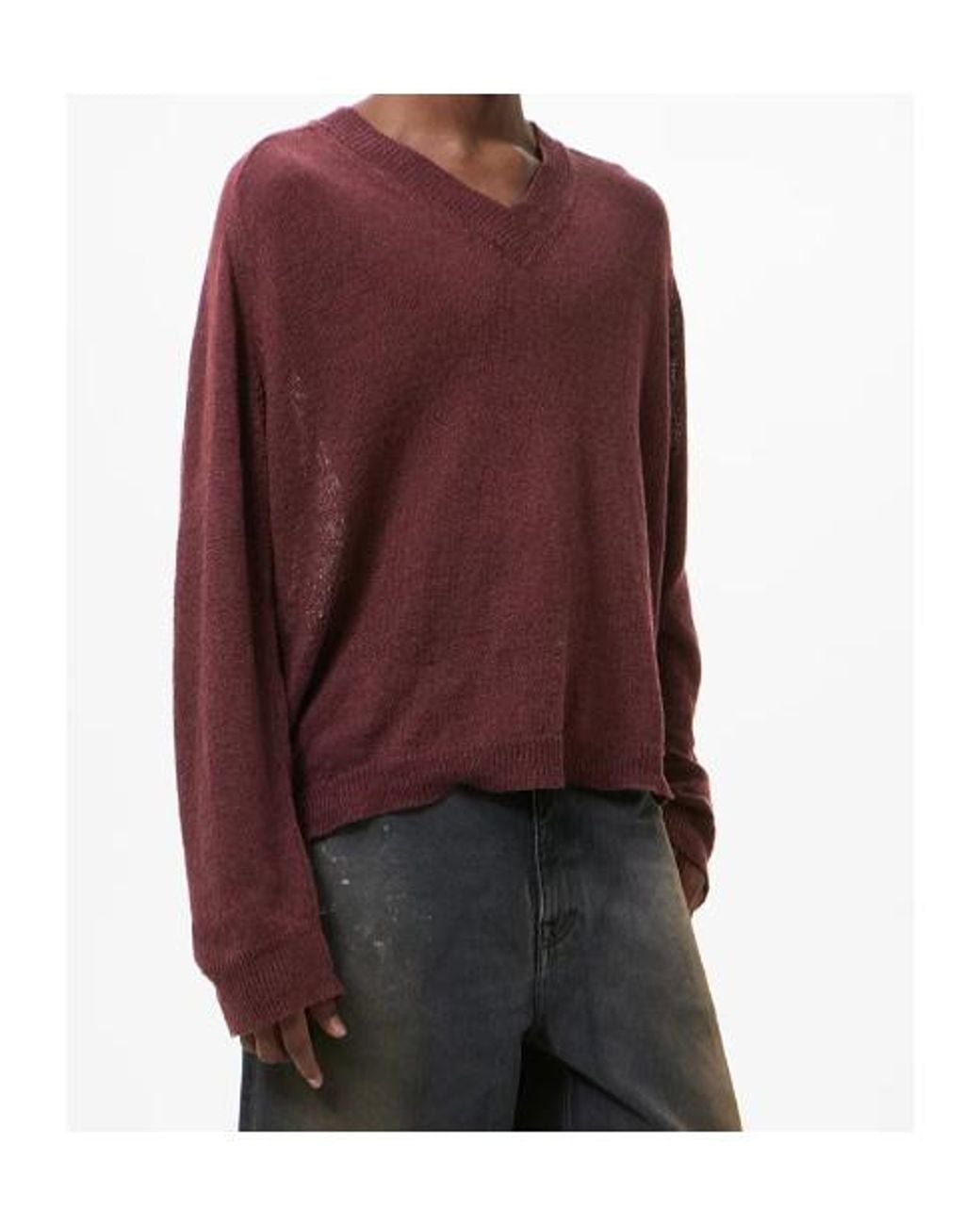 Our Legacy Brown Long-Sleeve Knit Top for men