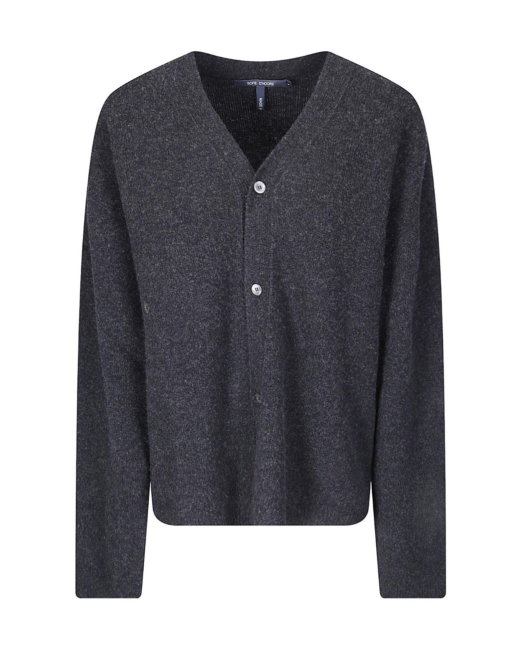 Sofie D'Hoore Black V-Neck Buttoned Cardigan