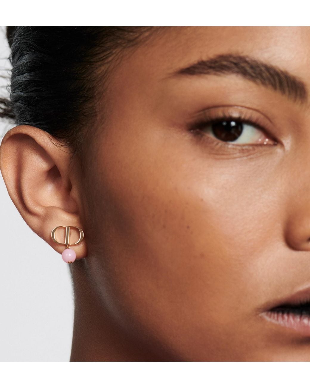 Dior Pink Petit Cd Earrings