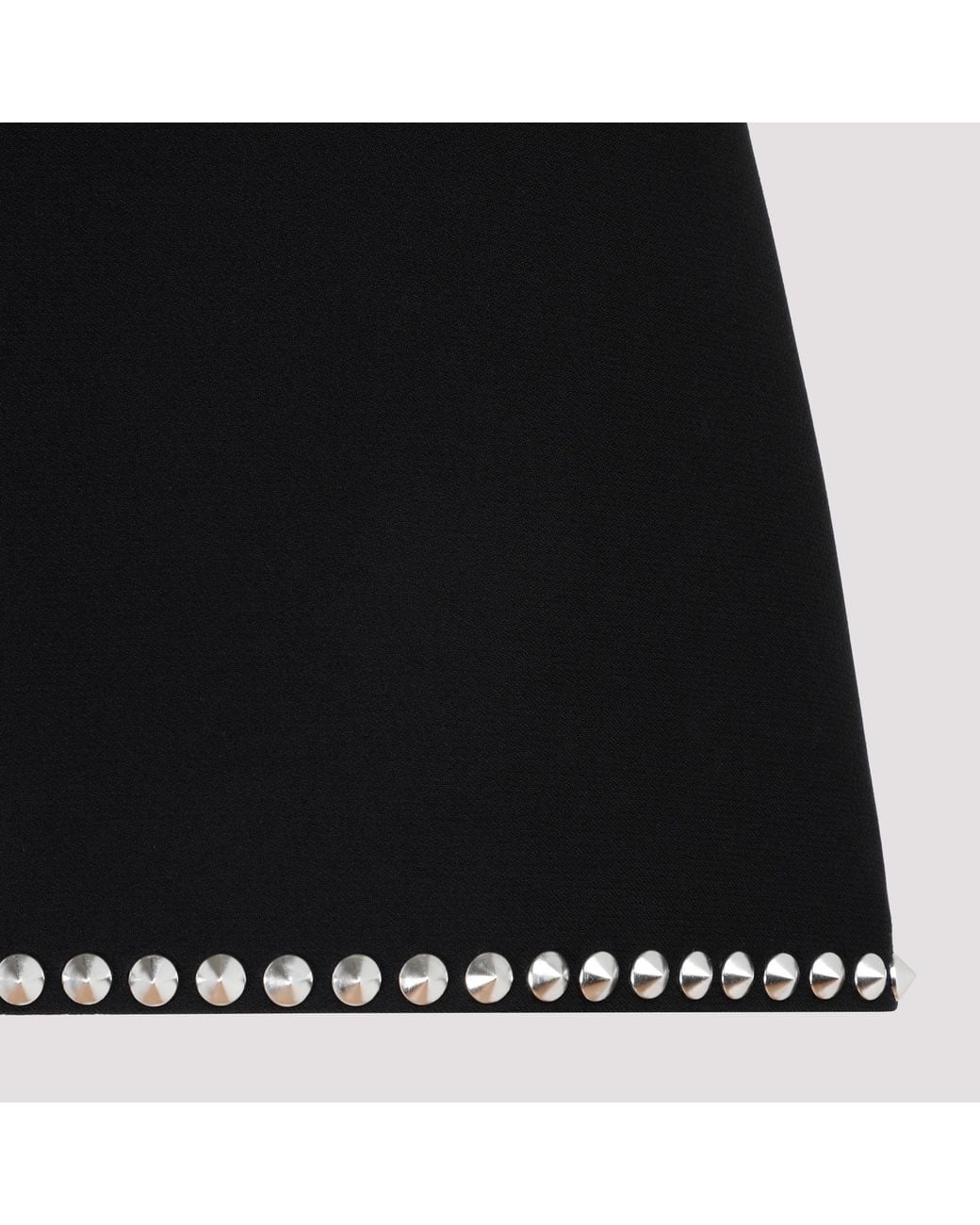 Miu Miu Black Cady Miniskirt