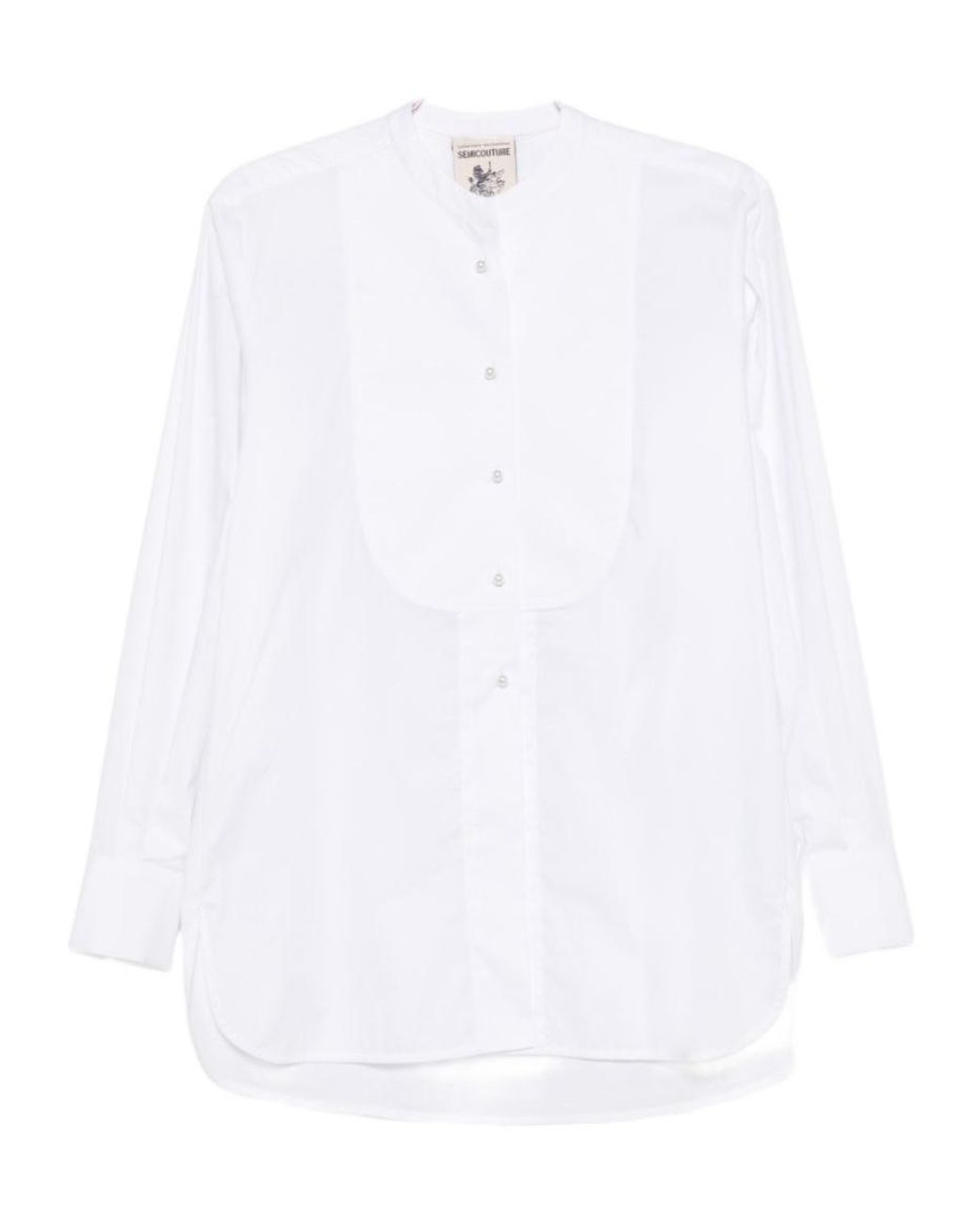 Semicouture White Logo Shirt