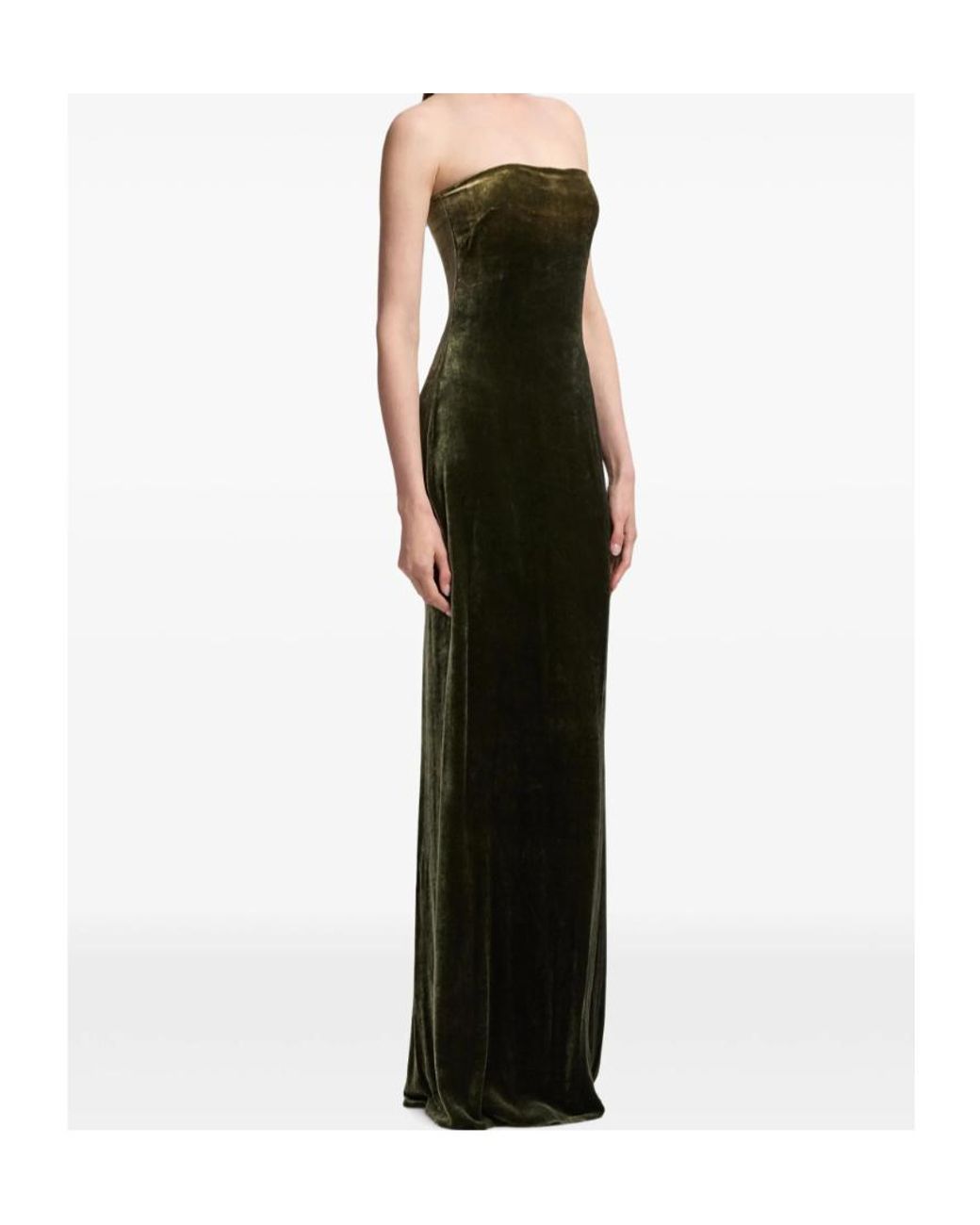 Ralph Lauren Black Farley Strapless Maxi Dress