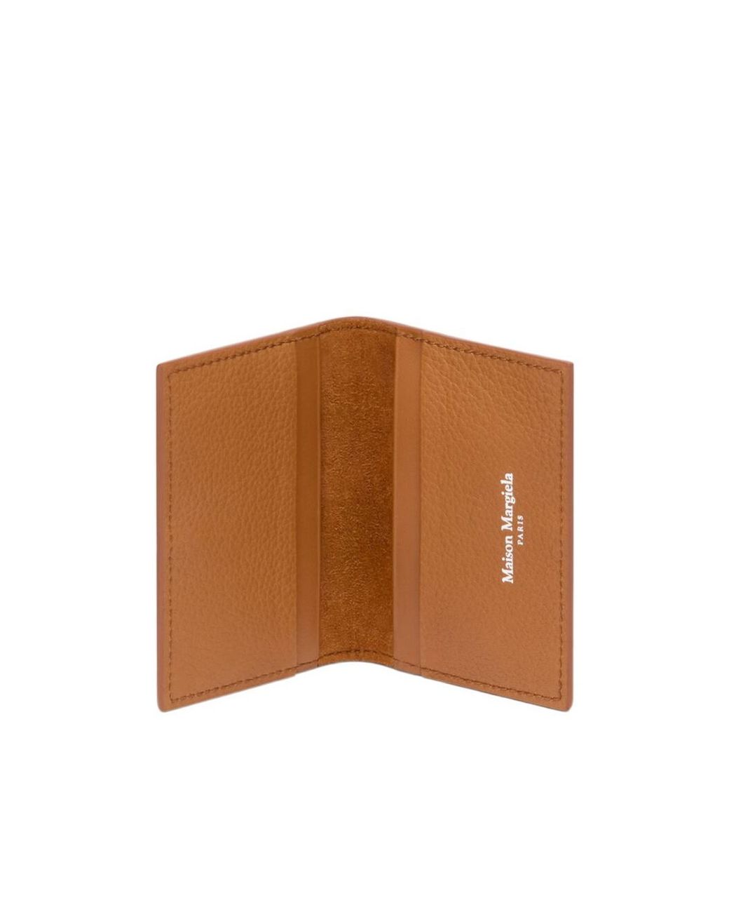 Maison Margiela Brown Bifold Card Holder Wallet