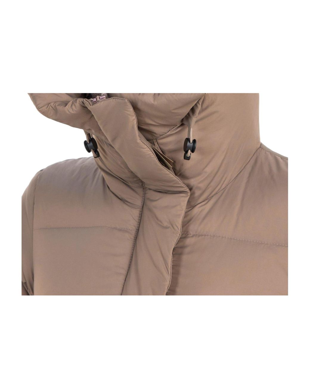 Canada Goose Brown Long Hooded Padded Coat