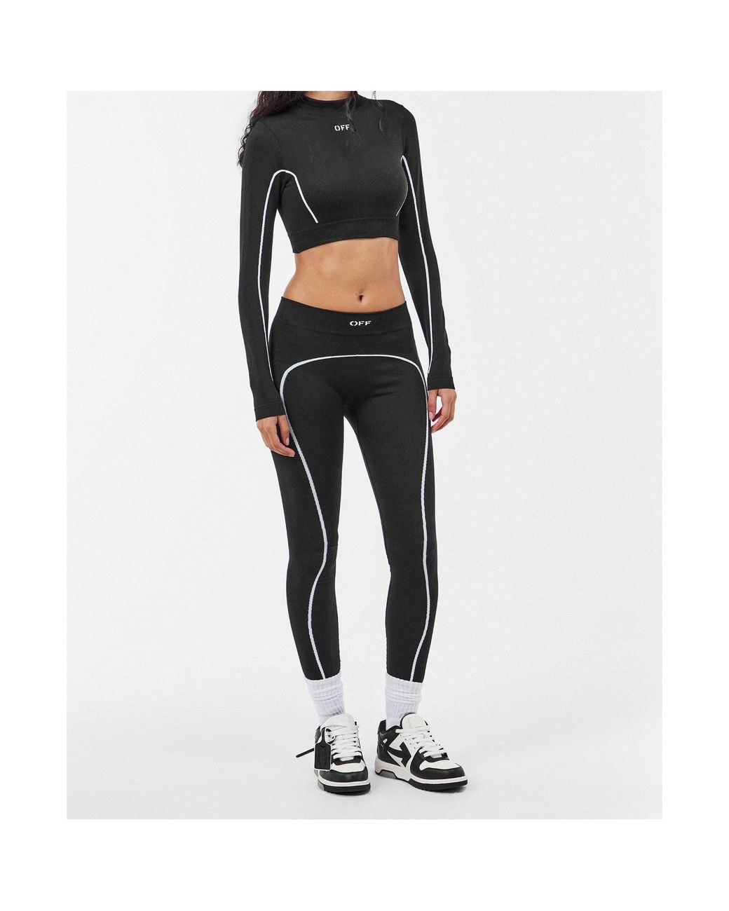 Off-White c/o Virgil Abloh Black Long-Sleeved T-Shirt