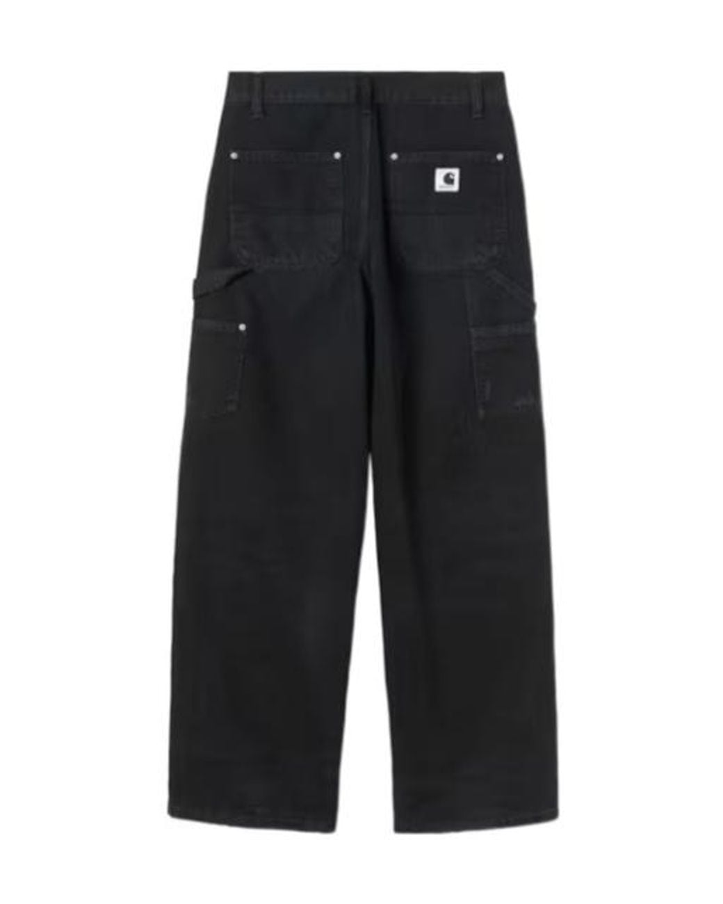 Carhartt Black Logo Patch Double-Knee Trousers