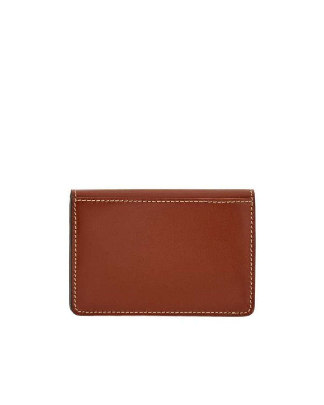 Ferragamo Brown Ferragamo Gancini Card Holder