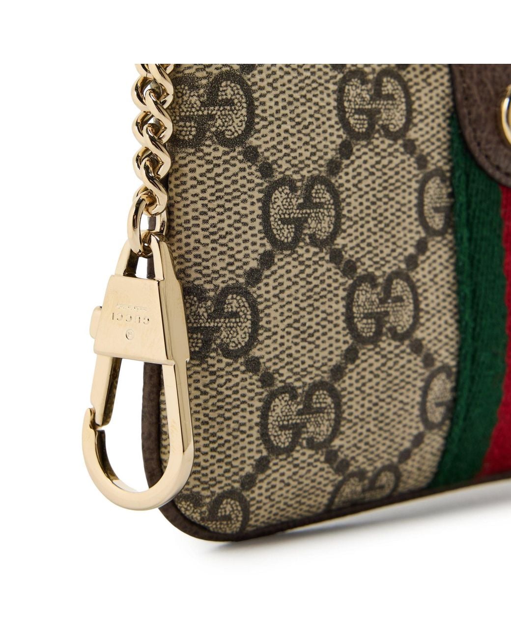Gucci Natural Double G Key Case