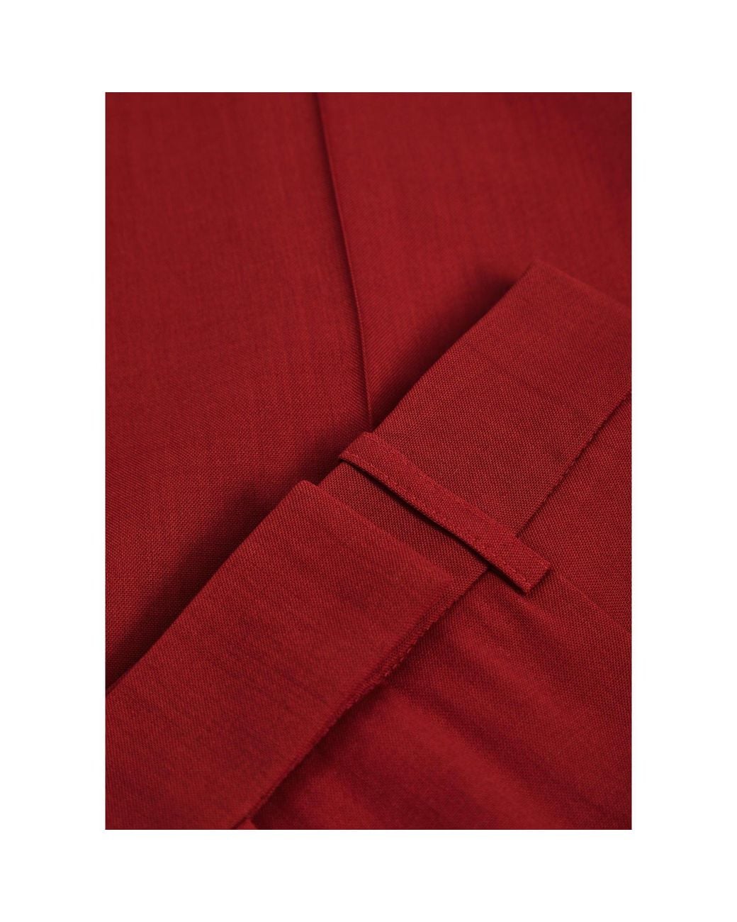 Rohe Red Woolen Trousers