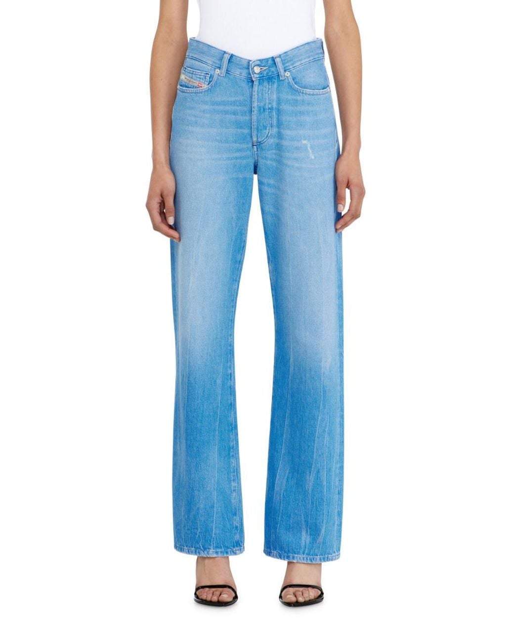 DIESEL Blue 1971 D-Sent High Waist Regular Jeans