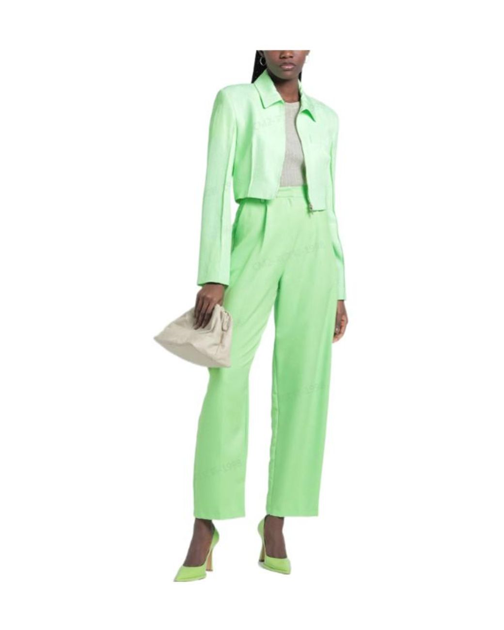 Jacquemus Green Minimalist Single-Breasted Blazer