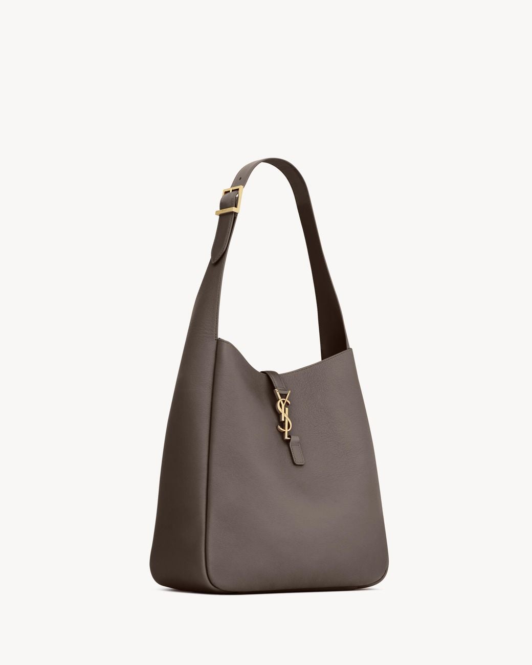 Saint Laurent Brown Le 5 A 7 Shoulder Bag